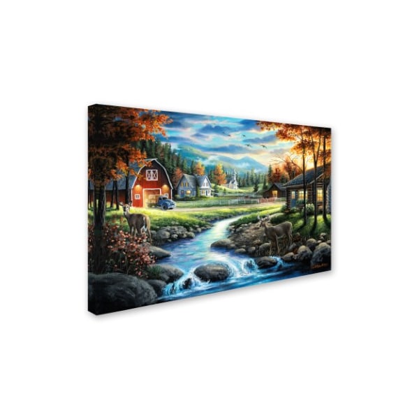 Chuck Black 'Country Living' Canvas Art,22x32